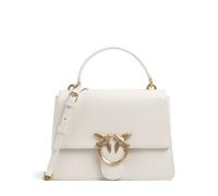 Pinko Love One Classic Bolso de mano blanco, cuero, mujer