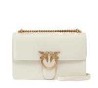 Pinko Love One Classic Dc becerro se bolso mujer, Z14q_white Seta-antique Gold, Talla única