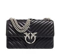 Pinko Bolsa de hombro Love One Piel 26,5 cm Gris