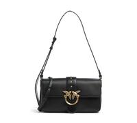 Pinko Love One Classic Slouchy | Bolso de hombro | negro | cuero de vaca de grano fino