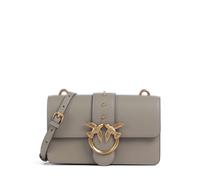 Pinko Love One Mini Bandolera gris, cuero, mujer