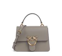 Pinko Love One Mini Bandolera gris, cuero, mujer