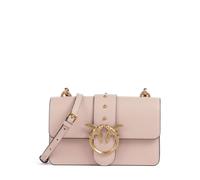 Pinko Love One Mini Bandolera rosa antiguo, cuero, mujer