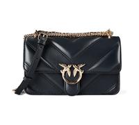PINKO Love One Mini Bolsa de hombro Piel natural 20.5 cm azul