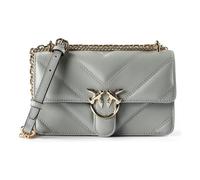 PINKO Love One Mini Bolsa de hombro Piel natural 20.5 cm gris