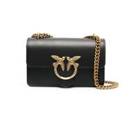 Pinko, Love One Mini DC ternera seda mujer, negro, talla única, Z99q_negro-antiguo Gold, Talla única