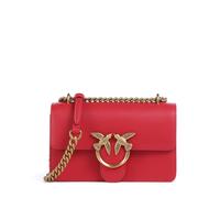 Pinko Love One Mini Bolso de hombro rojo, cuero, mujer