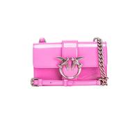 PINKO Love One Mini Cl Pelle Sfumata Rose Petal-old Silver Talla: OS | Bolsos Clutch Outlet | Mujer | Rosa