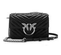 Pinko - LOVE ONE MINI DC SHEEP NAPPA C, LOVE ONE MINI DC SHEEP NAPA C Mujer, Z99O_NERO-OLD SILVER,