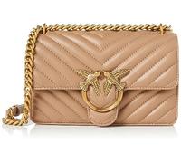 Pinko Love One Mini DC Sheep Nappa C, NAPA C para Mujer, D01Q_Biscotto ZENZERO-Antique Gold