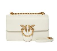 Pinko Love One Mini DC Ternero, Bolso Mujer, Z14Q_Blanco Seta-Antique Gold, U, Z14q_white Seta-Antique Gold, Talla única
