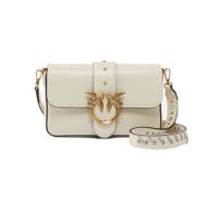 Pinko Love One Mini Slouchy Charms | Bandolera | marfil | cuero de ternera fino granulado