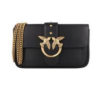 PINKO Love One One Bolsa de hombro Piel natural 19.5 cm negro