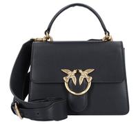 Pinko Love One Top Handle Mini Light, bolso mujer, talla única, Z99q Black-Antique Gold, Talla única