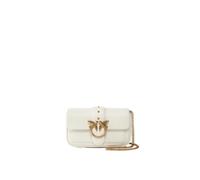 PINKO Love One One Bolsa de hombro Piel 19.5 cm beige