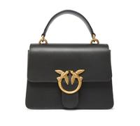 Pinko Love One Top Handle Mini Light, bolso mujer, talla única, Z99q Black-Antique Gold, Talla única
