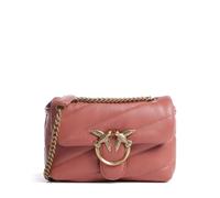 Pinko Love Puff Baby Bolso de hombro coral, cuero, mujer