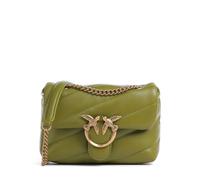 Pinko Love Puff Baby Bolso de hombro oliva, cuero, mujer