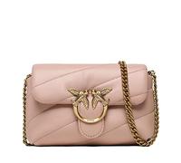 Pinko Love Puff Baby C Sheep Nappa, Bolsa Mujeres, O81q_Polvo-Antique Gold, Talla única