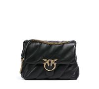 Pinko Love Puff Big Cl Sheep Nappa, Bolsa Mujeres, Z99q_Negro-Antiguo Gold, Talla única