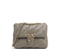 Pinko Love Puff Big Bolso de hombro taupe, cuero, mujer