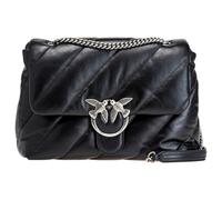 Pinko Love Puff Big Bolso Mujer Acolchado Negro Con Botón Magnético