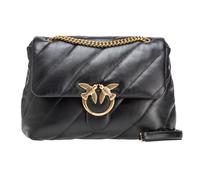 Pinko Love Puff Big Cl Sheep Nappa, Bolsa Mujeres, Z99q_Negro-Antiguo Gold, Talla única