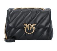 Pinko Love Puff Big Cl Sheep Nappa, Bolsa Mujeres, Z99q_Negro-Antiguo Gold, Talla única