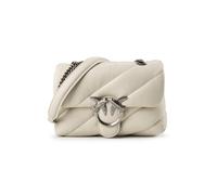 PINKO Love Puff Bolsa de hombro Piel natural 27 cm blanco