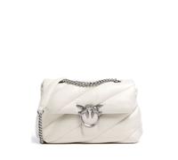 Pinko Love Puff Classic Bolso de hombro marfil, cuero, mujer