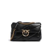 Pinko Love Classic Puff CL Sheep NAP, Bolso de Mano para Mujer, Z99Q_Nero-Antique Gold, Talla única