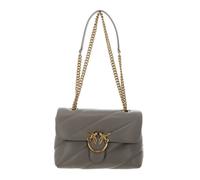 PINKO Love Puff Classic CL Sheep Nappa M Walnut - Antique Gold