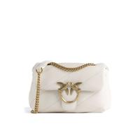 Pinko Love Mini Puff Cl Sheep Nappa, Bolsa Mujeres, Z14q_White Seta-Antique Gold, Talla única