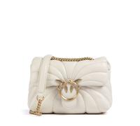 Pinko Love Puff Mini Bolso de hombro marfil, cuero, mujer