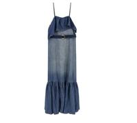 PINKO- Maxi Dresses- Dresses- Mujer- Azul- XS- Maxi Dresses