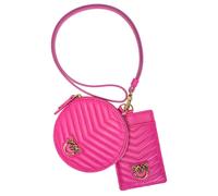 PINKO Necklace Mini Bag Chevron Fuchsia-antique Gold Talla: OS | Billeteras Outlet | Mujer | Amarillo
