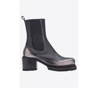 PINKO Parry Tronchetto Pelle Vitello Black/gunmetal Talla: 41 | Botas Outlet | Mujer | Negro
