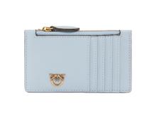 PINKO Porta Tarjetas Mujer Airone Chardholder Vitello Seda 100251 E37Q Azul