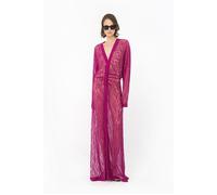 PINKO Positrone Dress Bougainvillea Purple Talla: 40 | Vestidos Maxi Outlet | Mujer | Púrpura