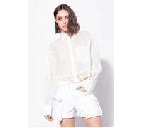 PINKO Saint Tropez Shorts Tela Paracadute Con Dettagli Sangallo Pu Talla: 40 | Pantalones Cortos Outlet | Mujer