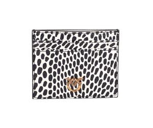 PINKO Simply Tarjetero Piel natural 10 cm blanco