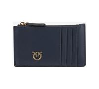 PINKO - Tarjetero de cuero con detalle de Love Birds - Accessories - Mujer - Azul - ONE SIZE -