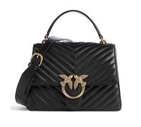 Pinko Top Handle, Love One Manilla Superior Classic LI para Mujer, Z99Q_Nero-Antique Gold