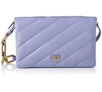 Pinko Twins Classic Maxi Quilt 1 Cl, Bolso para Mujer, Y79q_Lavanda-Antique Gold, Talla única