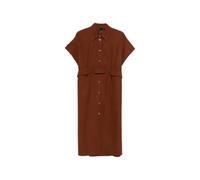PINKO- Vestido Camisero con Cinturón- Dresses- Mujer- Marrón- L- Vestido Camisero con Cinturón