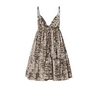 PINKO- Vestido con Volantes Adrano- Dresses- Mujer- Beige- S- Vestido con Volantes Adrano