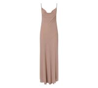 PINKO- Vestido Largo con Cuello Caído Sphinx- Dresses- Mujer- Rosa- S- Vestido Largo con Cuello Caído Sphinx