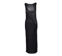 PINKO- Vestido largo de mezcla viscosa elastano- Dresses- Mujer- Negro- M- Vestido largo de mezcla viscosa elastano