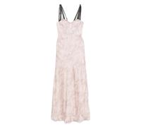 PINKO- Vestido Maxi con Estampado Floral- Dresses- Mujer- Rosa- L- Vestido Maxi con Estampado Floral