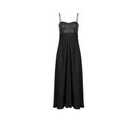 PINKO- Vestido Maxi de Satén- Dresses- Mujer- Negro- S- Vestido Maxi de Satén